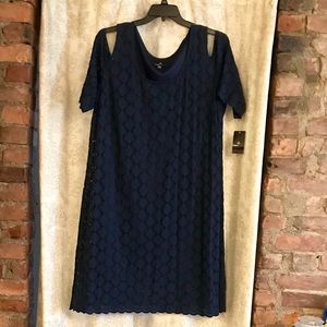 Navy blue dress